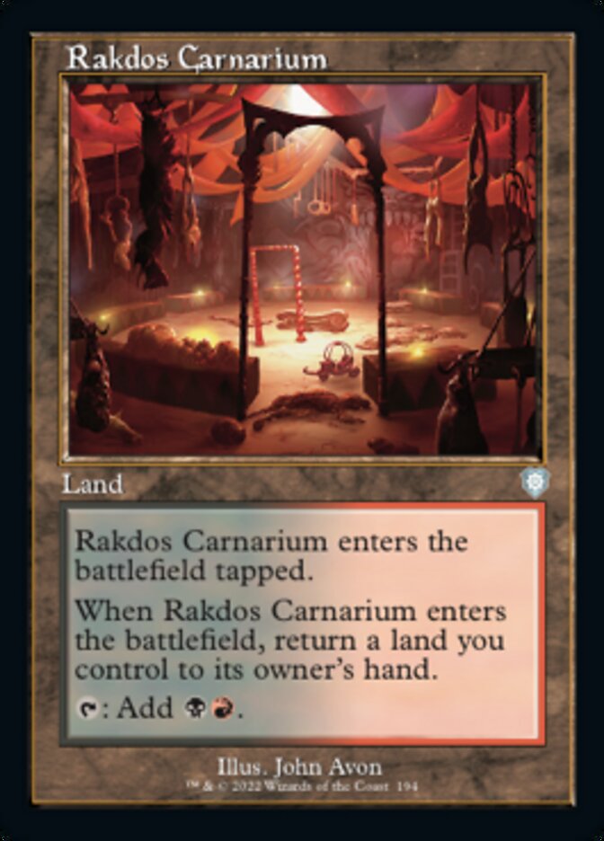 Rakdos Carnarium (Retro) [The Brothers' War Commander] | Good Games Adelaide SA