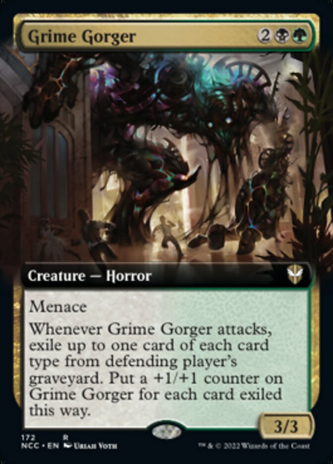 Grime Gorger (Extended Art) [Streets of New Capenna Commander] | Good Games Adelaide SA