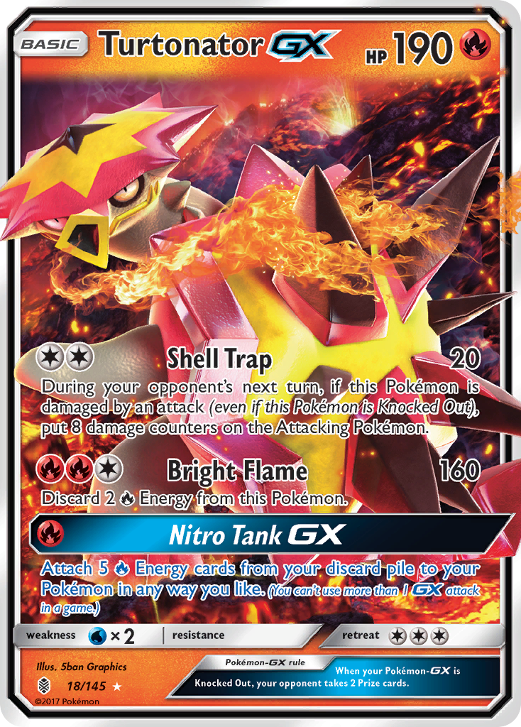 Turtonator GX (18/145) [Sun & Moon: Guardians Rising] | Good Games Adelaide SA