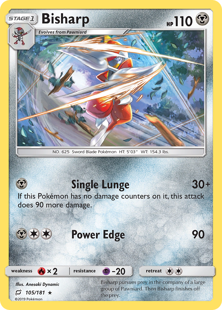 Bisharp (105/181) [Sun & Moon: Team Up] | Good Games Adelaide SA