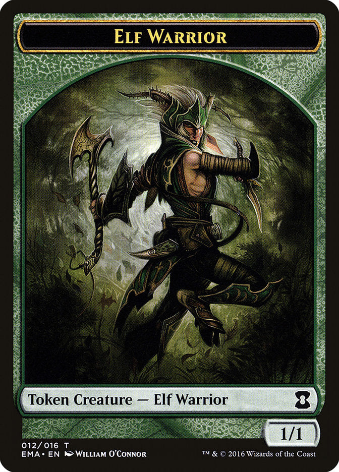 Elf Warrior Token [Eternal Masters Tokens] | Good Games Adelaide SA