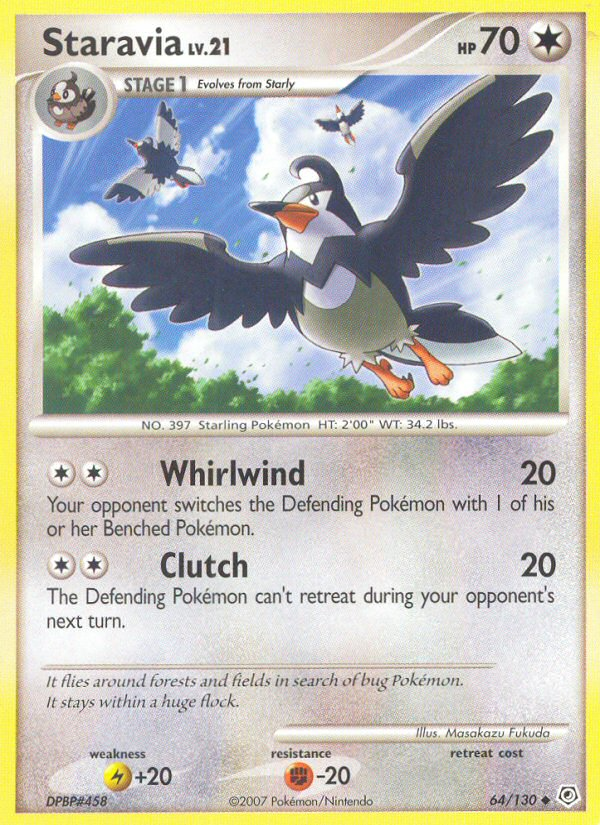 Staravia (64/130) [Diamond & Pearl: Base Set] | Good Games Adelaide SA