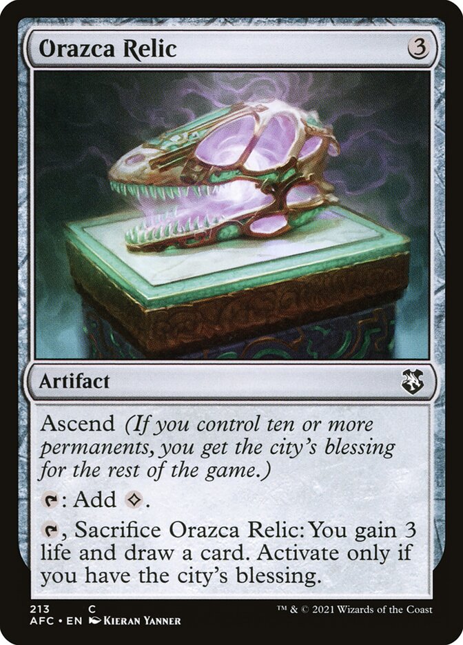 Orazca Relic 213 (Commander: Adventures in the Forgotten Realms)  | Good Games Adelaide SA