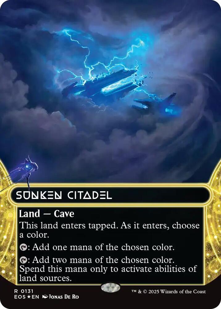 Sunken Citadel  131 (Edge of Eternities: Stellar Sights)  - Foil | Good Games Adelaide SA