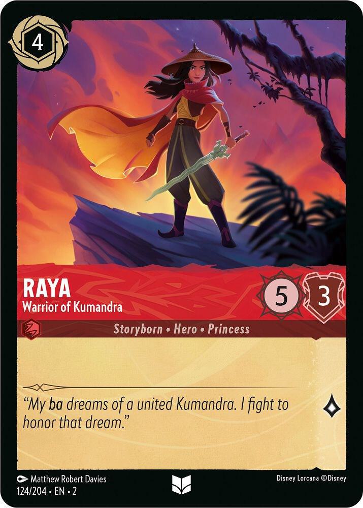Raya Warrior of Kumandra 124/204 (Rise of the Floodborn)  | Good Games Adelaide SA