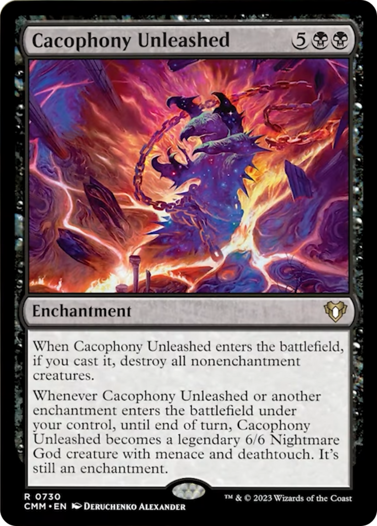 Cacophony Unleashed [Commander Masters] | Good Games Adelaide SA