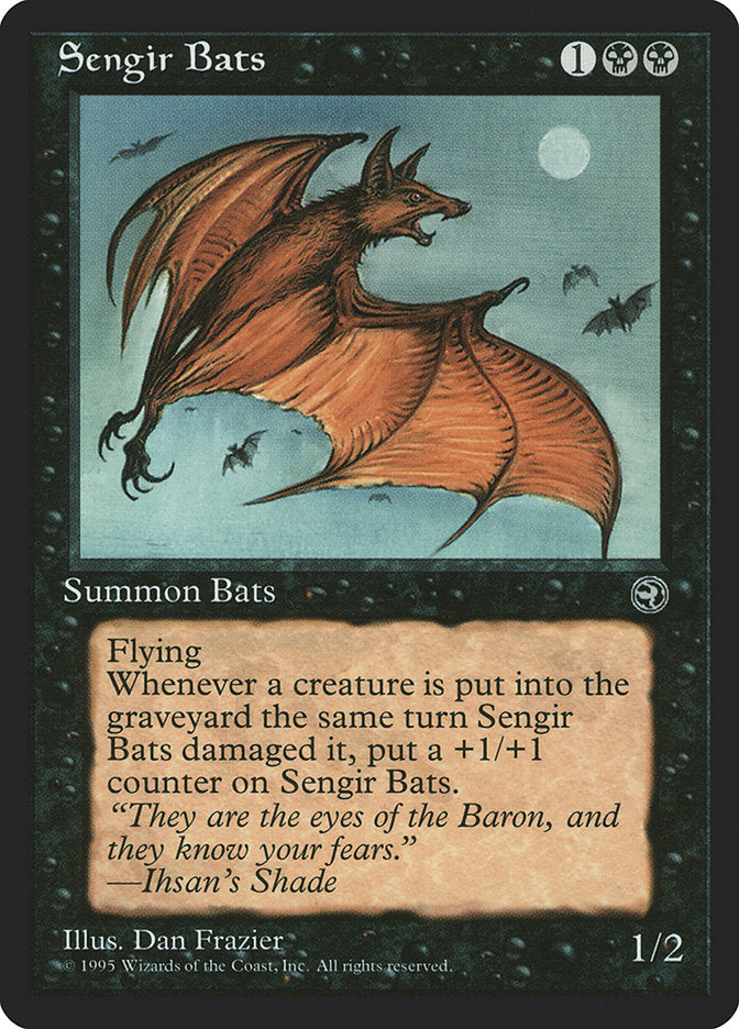 Sengir Bats (Ihsan's Shade Flavor Text) [Homelands] | Good Games Adelaide SA