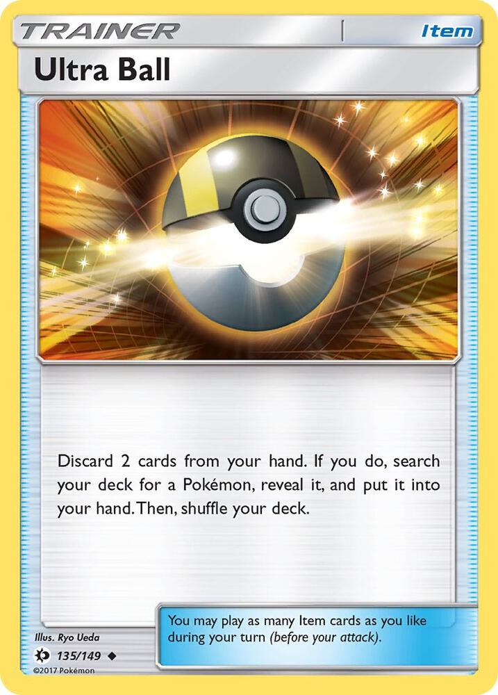Ultra Ball 135/149 (SM Base Set)  | Good Games Adelaide SA