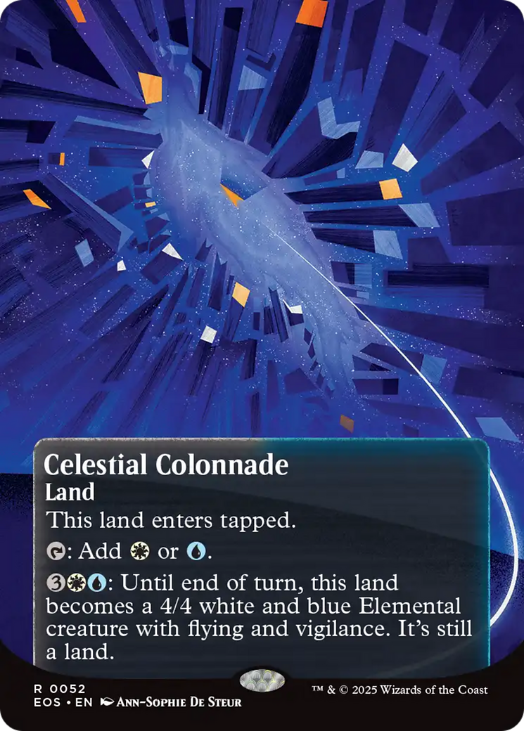 Celestial Colonnade (0052) (Borderless) [Edge of Eternities: Stellar Sights] | Good Games Adelaide SA