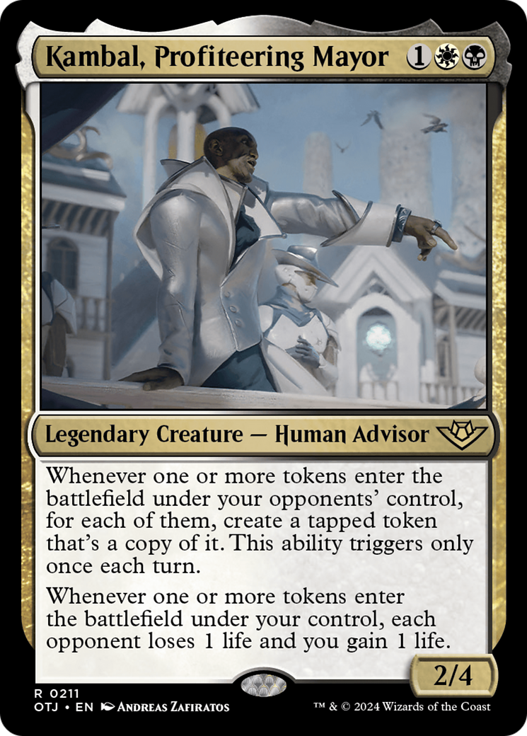 Kambal, Profiteering Mayor [Outlaws of Thunder Junction] | Good Games Adelaide SA