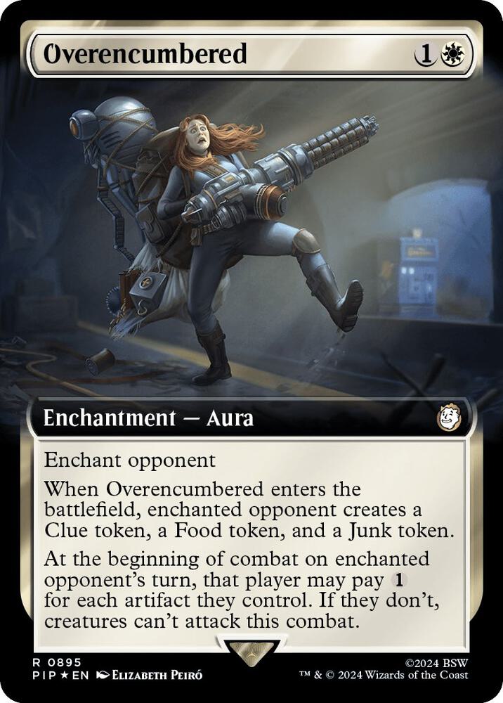 Overencumbered 895 (Universes Beyond: Fallout)  - Foil | Good Games Adelaide SA