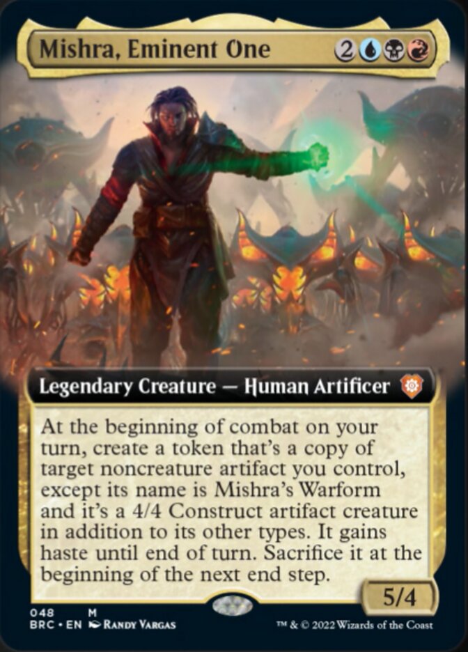 Mishra, Eminent One (Extended Art) [The Brothers' War Commander] | Good Games Adelaide SA