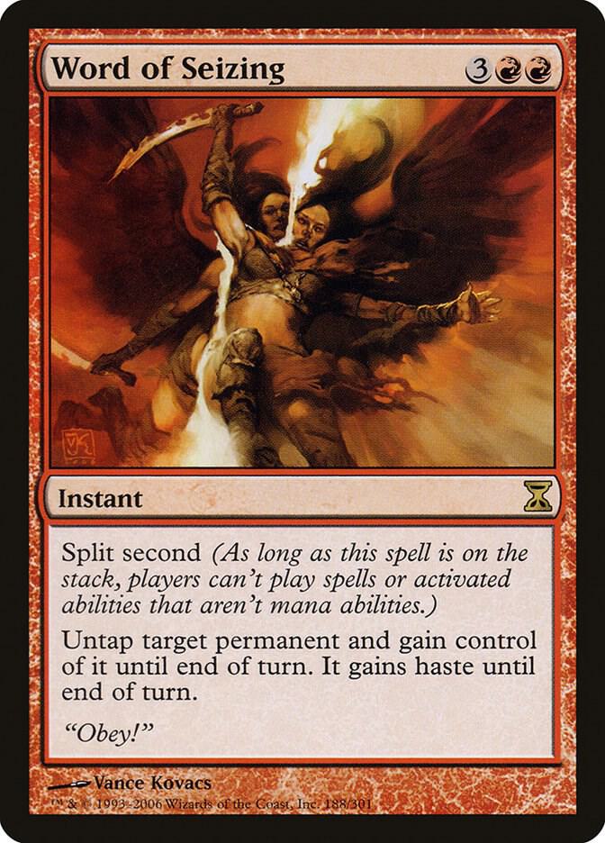 Word of Seizing 188 (Time Spiral)  - Foil | Good Games Adelaide SA