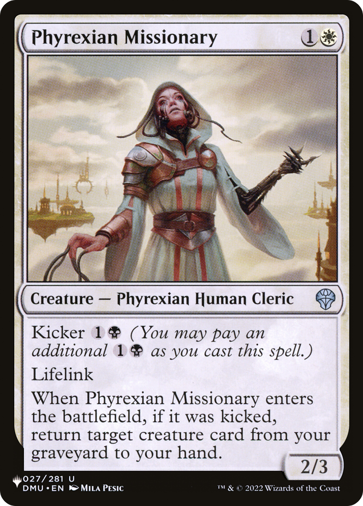 Phyrexian Missionary [The List Reprints] | Good Games Adelaide SA