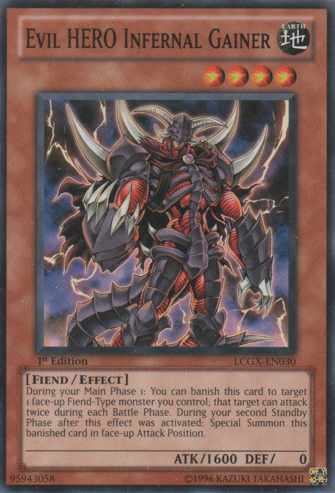 Evil HERO Infernal Gainer [LCGX-EN030] Common | Good Games Adelaide SA