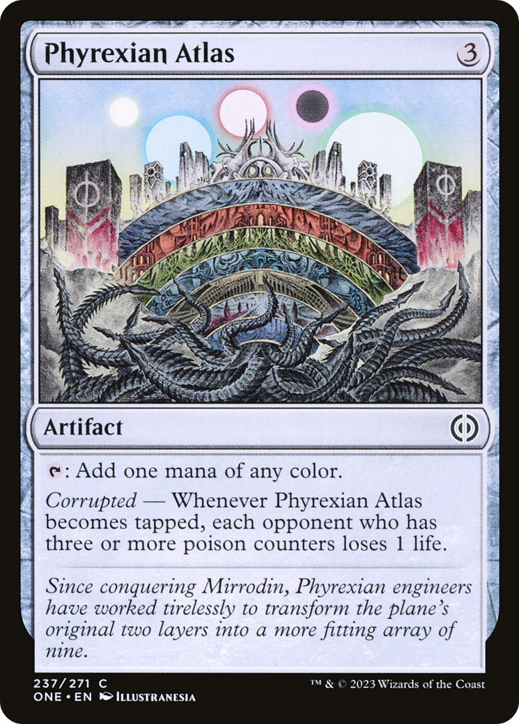 Phyrexian Atlas [Phyrexia: All Will Be One] | Good Games Adelaide SA