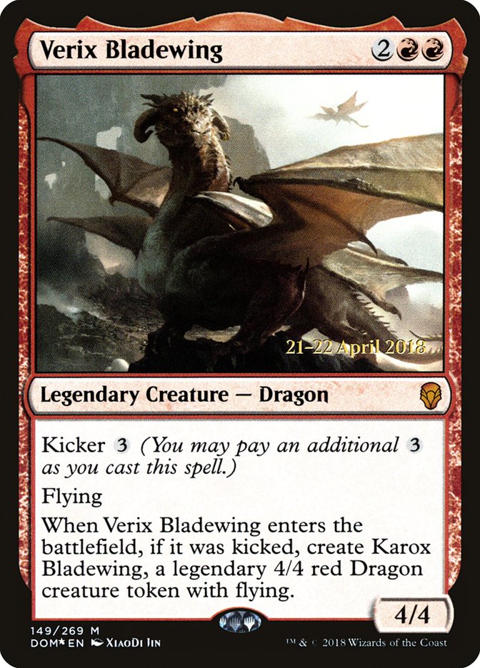 Verix Bladewing [Dominaria Promos] | Good Games Adelaide SA