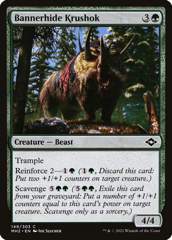 Bannerhide Krushok 149 (Modern Horizons 2)  - Foil | Good Games Adelaide SA