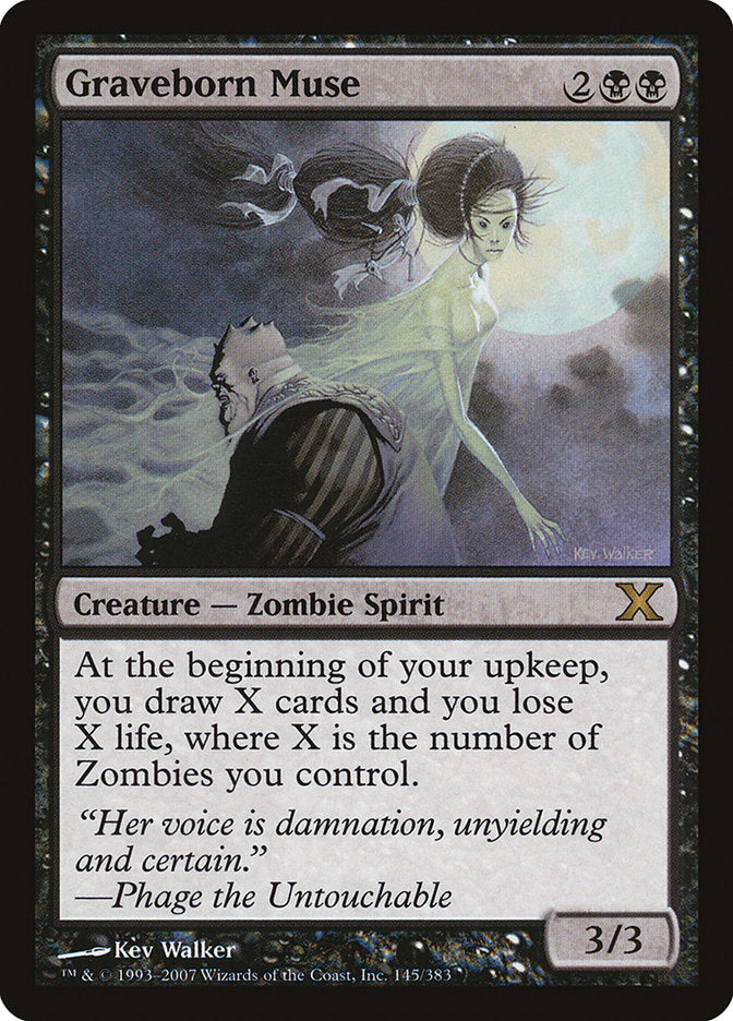 Graveborn Muse 145 (10th Edition)  - Foil | Good Games Adelaide SA
