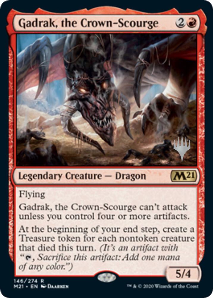 Gadrak the Crown Scourge 146 (Promo Pack: Core Set 2021)  - Foil | Good Games Adelaide SA