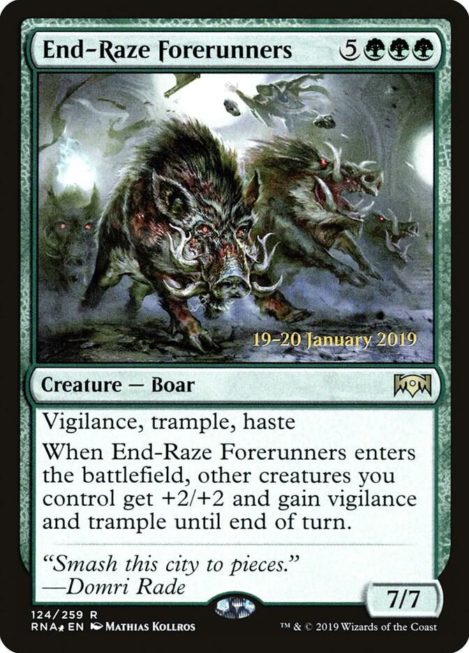 End Raze Forerunners 124 (Prerelease Cards)  - Foil | Good Games Adelaide SA