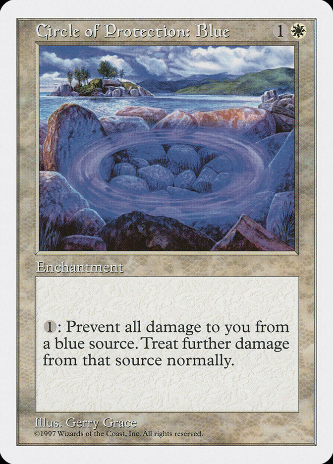 Circle of Protection: Blue [Fifth Edition] | Good Games Adelaide SA
