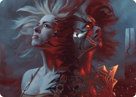 Thrill of Possibility Art Card [Phyrexia: All Will Be One Art Series] | Good Games Adelaide SA