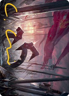 Field of Ruin Art Card (Gold-Stamped Signature) [Innistrad: Midnight Hunt Art Series] | Good Games Adelaide SA