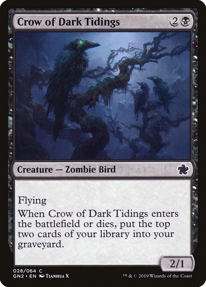 Crow of Dark Tidings [Magic Game Night 2019] | Good Games Adelaide SA