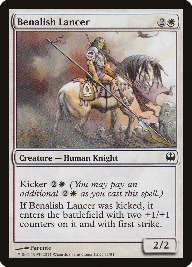Benalish Lancer 12 (Duel Decks: Knights vs. Dragons)  | Good Games Adelaide SA