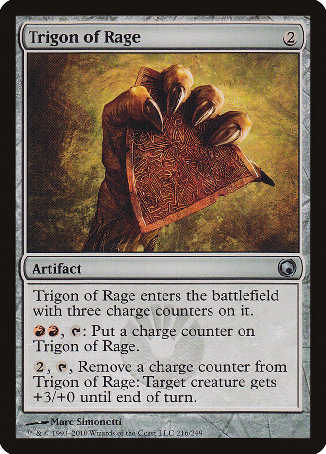 Trigon of Rage 216 (Scars of Mirrodin)  - Foil | Good Games Adelaide SA
