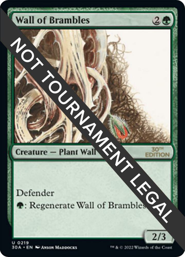 Wall of Brambles 219 (30th Anniversary Edition)  | Good Games Adelaide SA