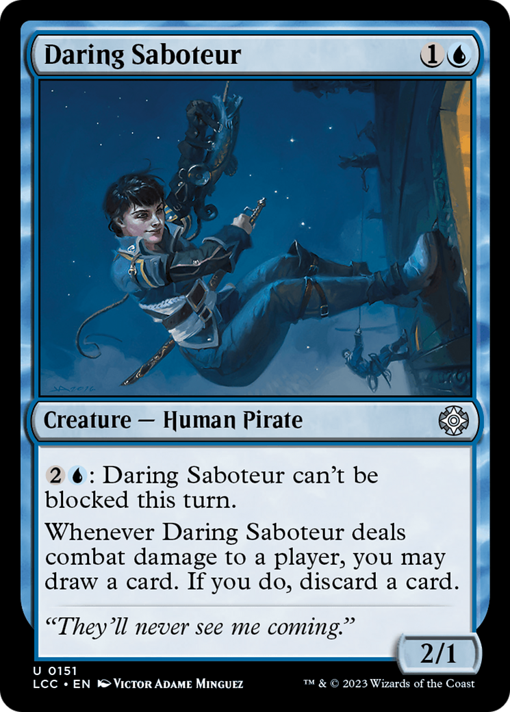 Daring Saboteur [The Lost Caverns of Ixalan Commander] | Good Games Adelaide SA