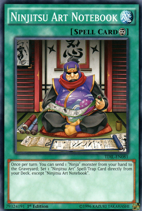 Ninjitsu Art Notebook [TDIL-EN081] Common | Good Games Adelaide SA