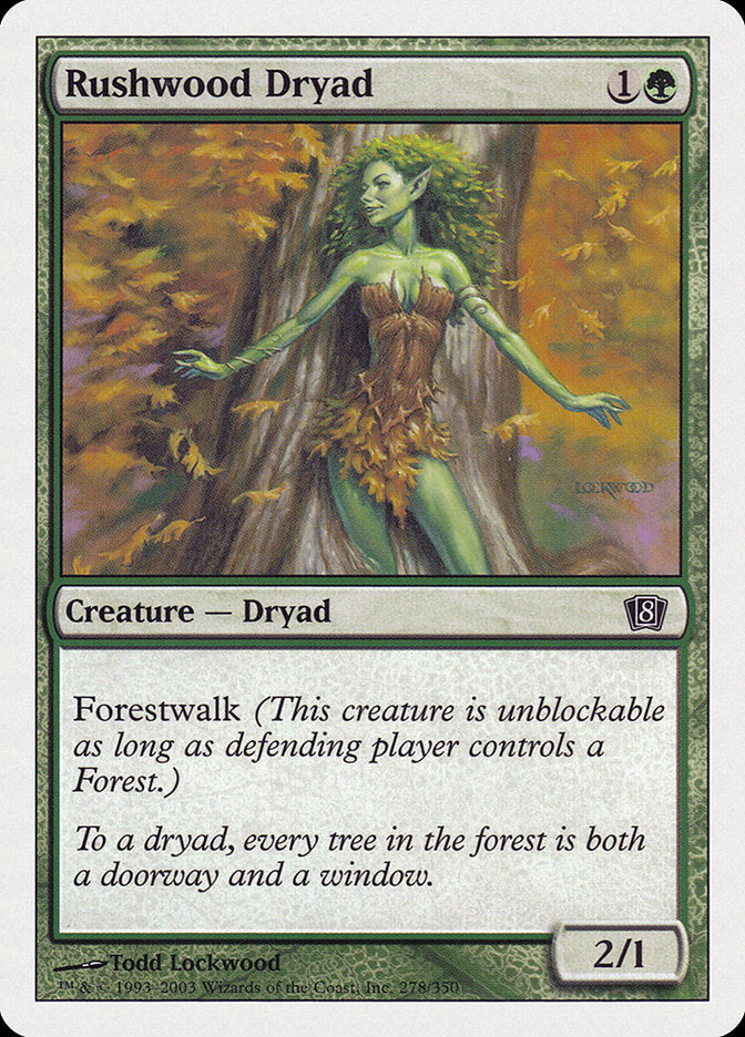 Rushwood Dryad [Eighth Edition] | Good Games Adelaide SA