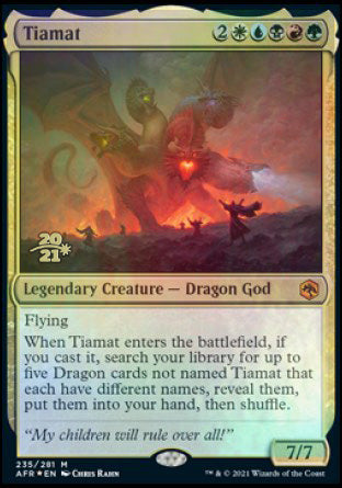 Tiamat [Dungeons & Dragons: Adventures in the Forgotten Realms Prerelease Promos] | Good Games Adelaide SA