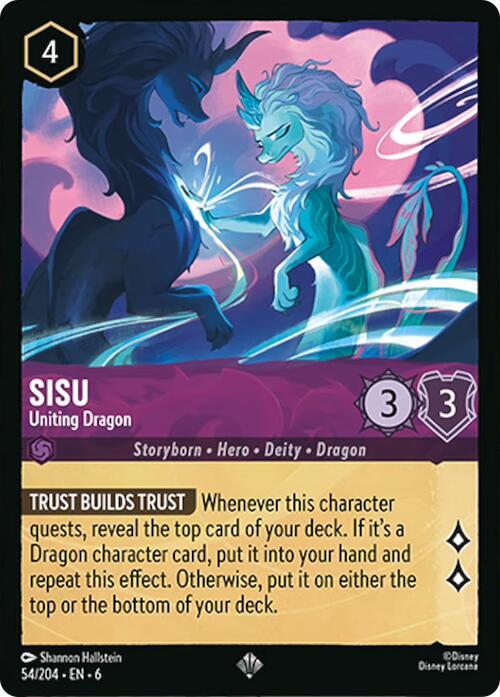 Sisu Uniting Dragon 54/204 (Azurite Sea)  | Good Games Adelaide SA