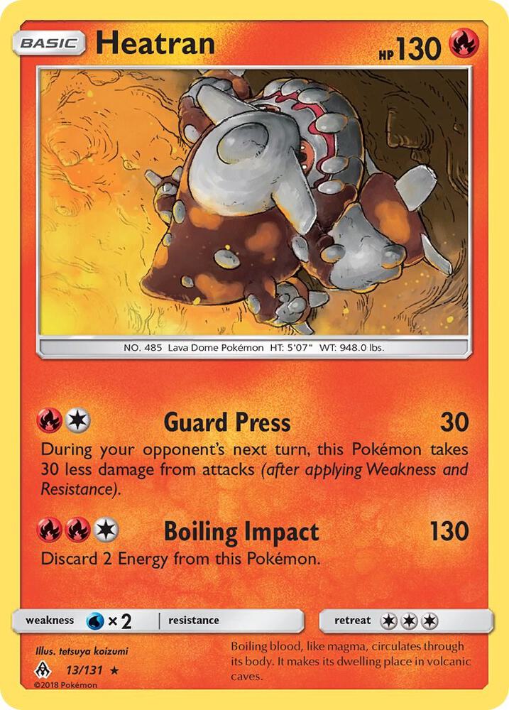 Heatran 13/131 (SM - Forbidden Light)  | Good Games Adelaide SA