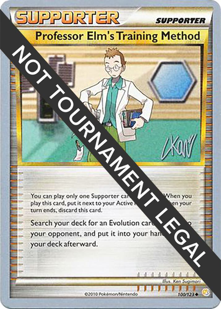 Professor Elm's Training Method 2011 Christopher Kan 100/123 (World Championship Decks)  | Good Games Adelaide SA