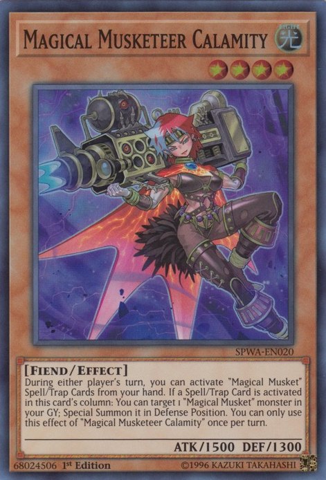 Magical Musketeer Calamity [SPWA-EN020] Super Rare | Good Games Adelaide SA