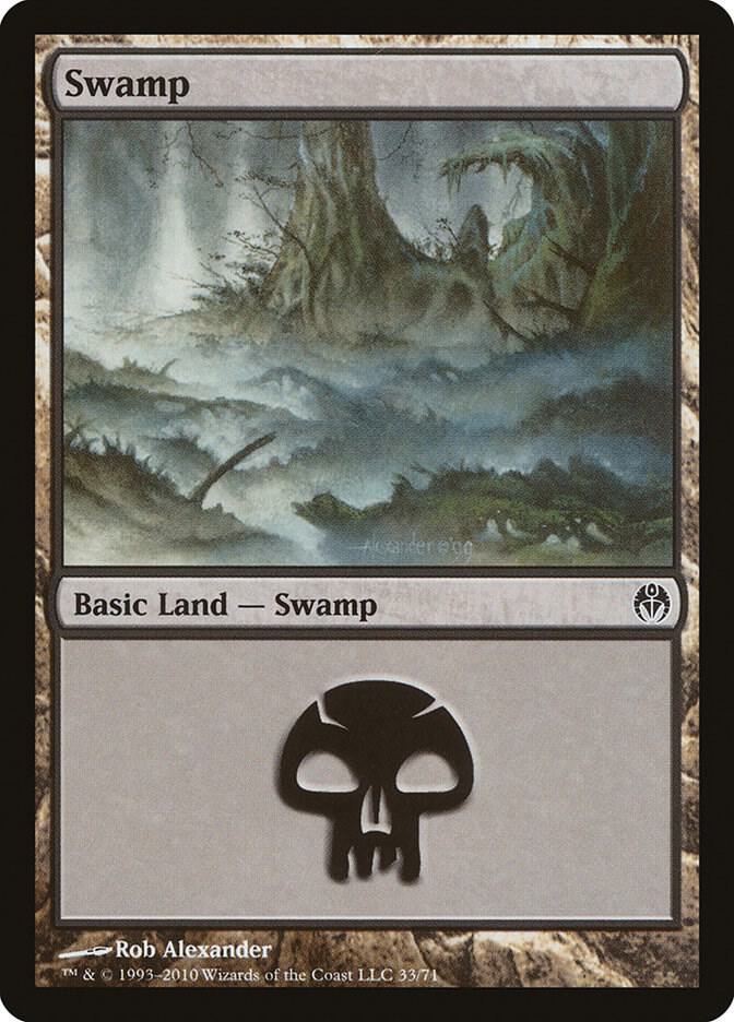 Swamp 33 (Duel Decks: Phyrexia vs. the Coalition)  | Good Games Adelaide SA