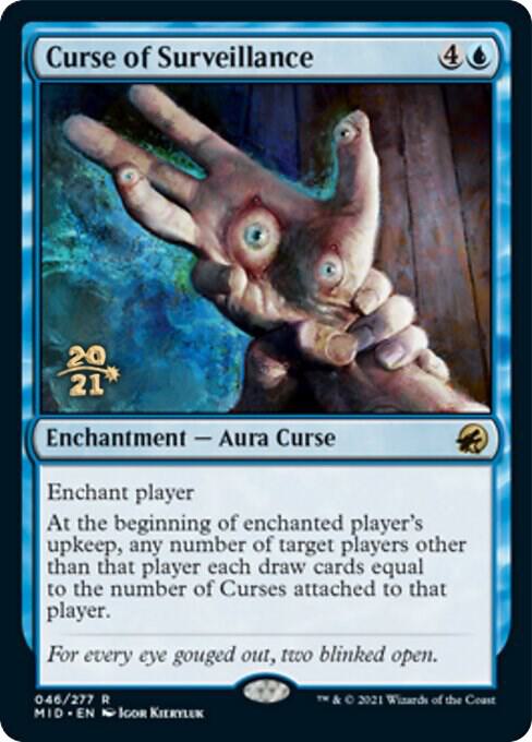 Curse of Surveillance 46 (Prerelease Cards)  - Foil | Good Games Adelaide SA