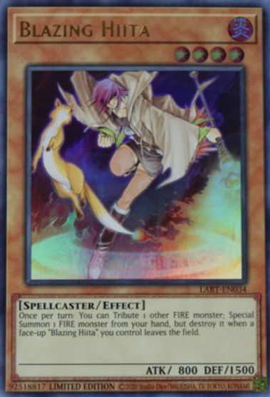 Blazing Hiita [LART-EN034] Common | Good Games Adelaide SA