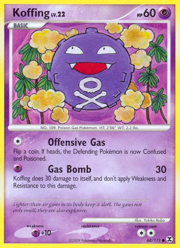 Koffing (68/111) [Platinum: Rising Rivals] | Good Games Adelaide SA