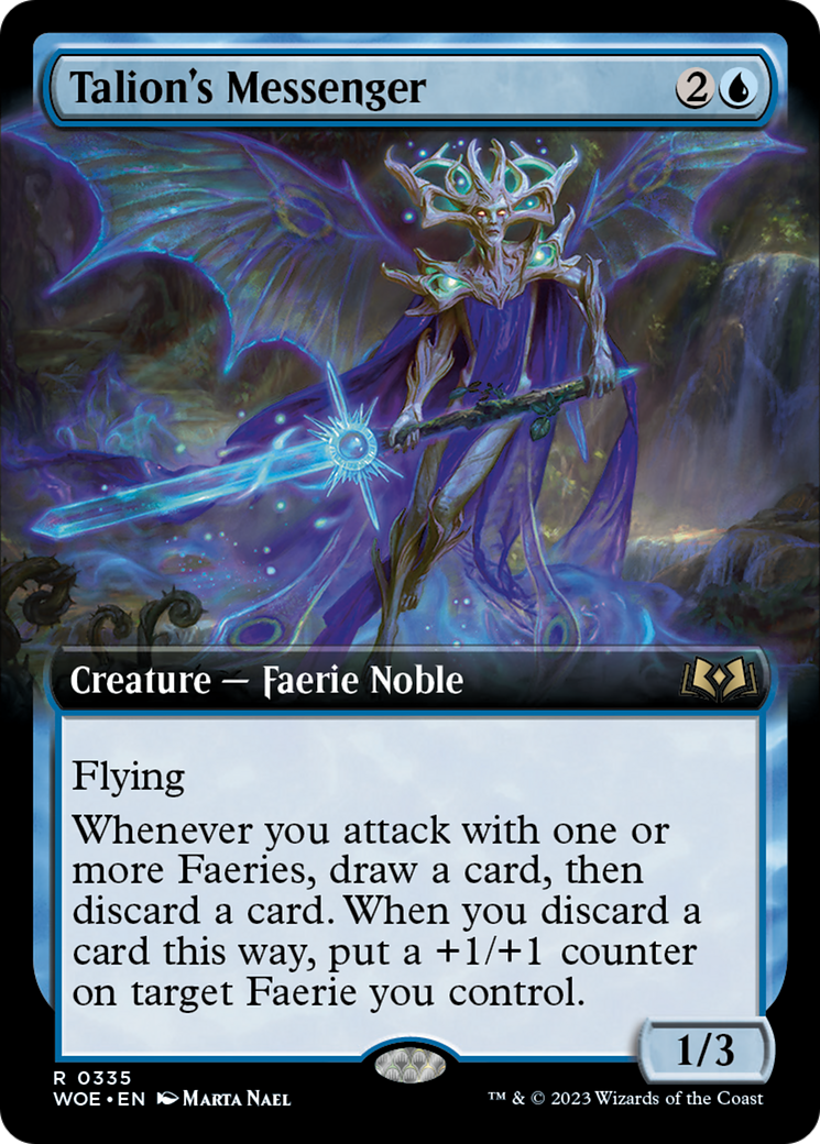 Talion's Messenger (Extended Art) [Wilds of Eldraine] | Good Games Adelaide SA