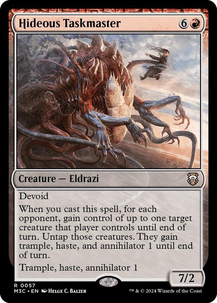 Hideous Taskmaster 57/411 (Commander: Modern Horizons 3)  - Ripple Foil | Good Games Adelaide SA