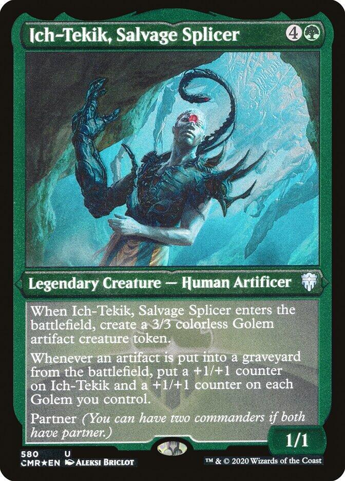 Ich Tekik Salvage Splicer Foil Etched 580 (Commander Legends)  - Foil | Good Games Adelaide SA
