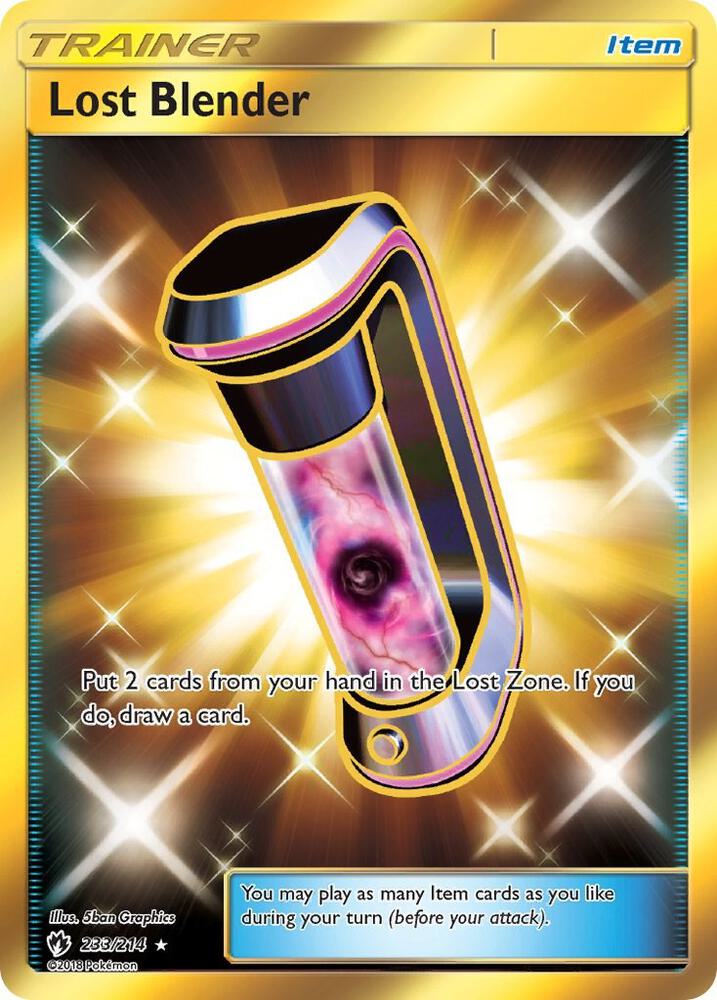 Lost Blender Secret 233/214 (SM - Lost Thunder)  - Holofoil | Good Games Adelaide SA