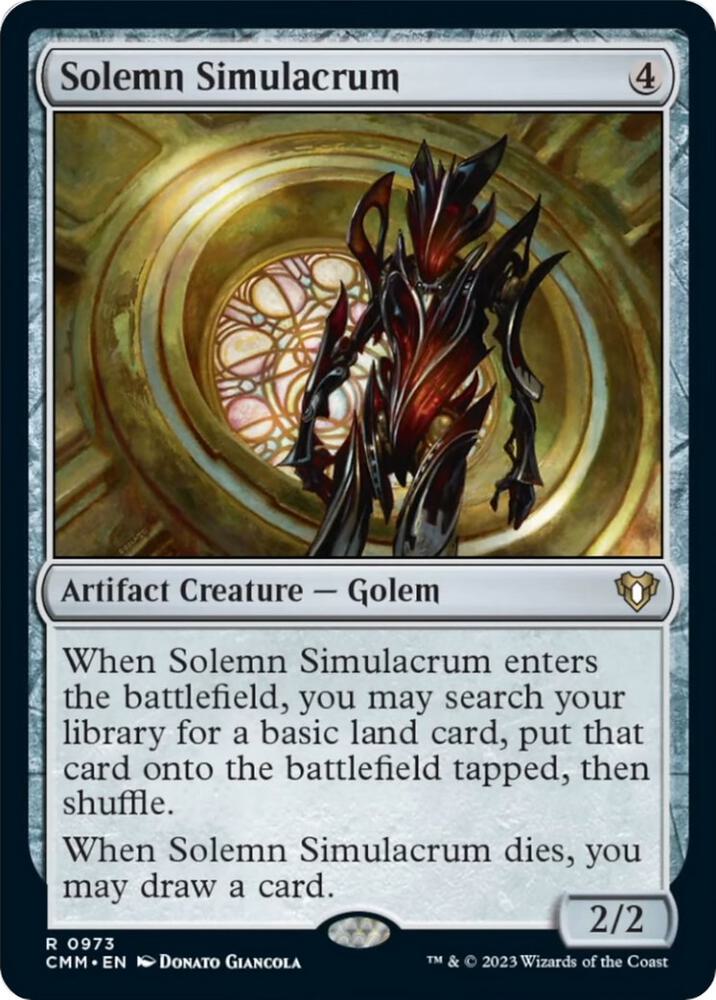 Solemn Simulacrum 973 (Commander Masters)  | Good Games Adelaide SA