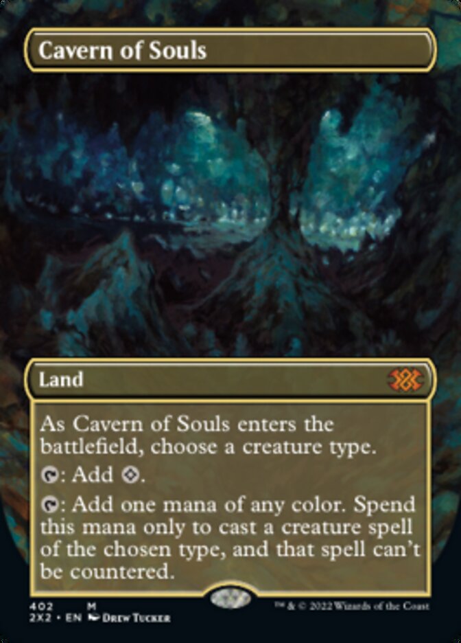 Cavern of Souls (Borderless Alternate Art) [Double Masters 2022] | Good Games Adelaide SA